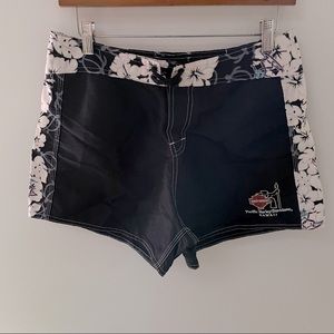Harley Davidson Hawaiian Print Shorts